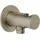 GESSI Anello Wandanschlussbogen 1/2 mit Halterung, Eigensicher, 63461149, Farbe: Finox Optik