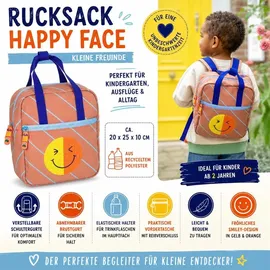 Die Spiegelburg Coppenrath Verlag KG Rucksack Happy Face - Kleine Freunde