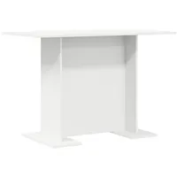 VidaXL Esstisch Weiß 110x60x75 cm Holzwerkstoff