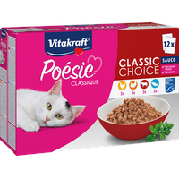 Vitakraft Poésie Classique Multipack Classic Sauce Mixpaket Katzenfutter nass