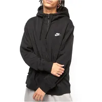 Nike Sportswear Club French Terry Kapuzenjacke black/white XL