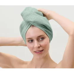 Tchibo - Turban-Handtuch - grün