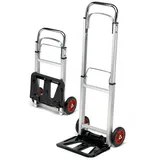 Baumarktplus Aluminium Sackkarre klappbar 90kg Traglast Transportkarre Stapelkarre Handkarre Karre