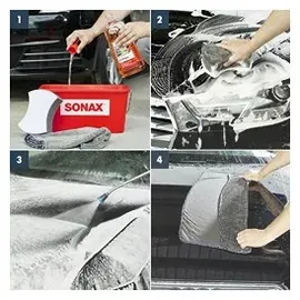 Sonax MicrofaserTrockenTuch Plus (1 Stück) im Großformat zur perfekten, Trocknung von Fahrzeugen | Art-Nr. 04512000