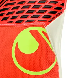Uhlsport Torwarthandschuhe Fluo Rot/Weiß 5,5