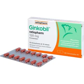 Ratiopharm Ginkobil ratiopharm 120 mg Filmtabletten 30 St.