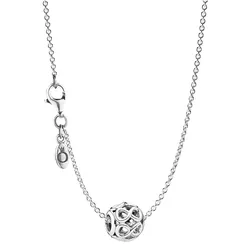 Pandora 08050 Damen-Halskette Silber 925 mit Anhänger Unendlichkeit
