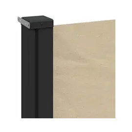 vidaXL Seitenmarkise 120 x 600 cm Beige Polyester