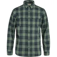 Fjällräven Övik Travel Shirt LS M Herren Hemd (Dunkelblau