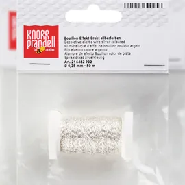 Brunnen 216482902 Bouilloneffektdraht 50 m Ø 0,25 mm silberfarben