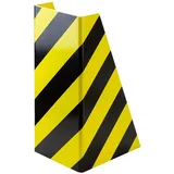 DEMA Anfahrschutz Regalschutz, Eckschutz, gelb-schwarz, Metall 5 mm