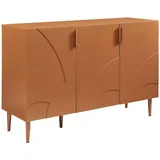 [en.casa] Sideboard Starvili 75 x 115 x 38 cm Rostfarben