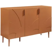 [en.casa] Sideboard Starvili 75 x 115 x 38 cm Rostfarben