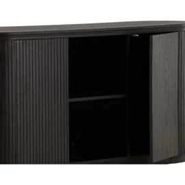 Livetastic Sideboard 160 x 80 x 48 cm Schwarz