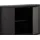 Livetastic Sideboard 160 x 80 x 48 cm Schwarz