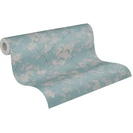A.S. Création Vliestapete 10,00 m x 0,64 m 395485 Beige/Blau/Türkis