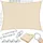 Kesser Windschutz Sonnensegel 200 x 300 cm Creme Metall