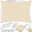 Kesser Windschutz Sonnensegel 200 x 300 cm Creme Metall