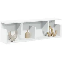 VidaXL Wandschrank 100x20x30 cm Weiß Holzwerkstoff