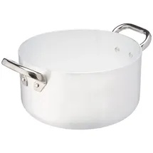 Pentole Agnelli Aluminium Kasserolle 24 cm rund
