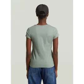 G-Star Eyben Slim 2.0 Kurzarm-T-Shirt Mit V-ausschnitt Iceberg Green M