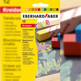 Eberhard Faber Wandtafelkreide farbig 12 St.