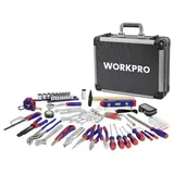 WorkPro WP209100 Werkzeugset Heimwerker, Universal im Koffer 297teilig