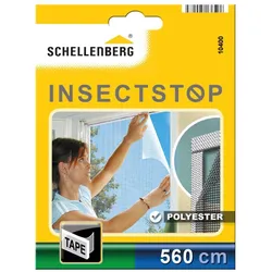 Schellenberg Befestigungsband | Fliegengitter-Klebeband | transparent 5,6 m Polyestergewebe