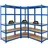 Proregal Eckregal Stahl 180x180x60cm Blau