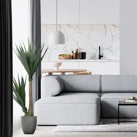 HJH Office Kunstpflanze YUCCA / Kunstbaum groß Zimmerpflanze künstlich, 871007