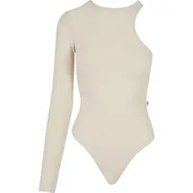 URBAN CLASSICS Organic Stretch Asymmetric Langarm-body White Sand XL