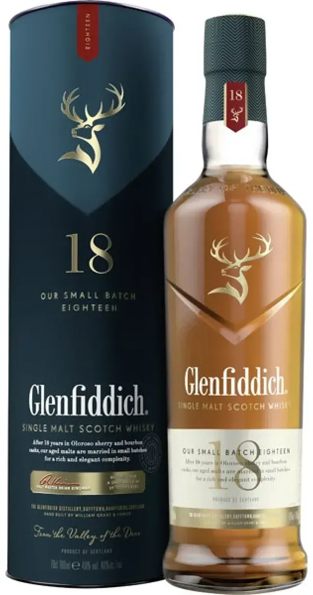 Glenfiddich Single Malt Scotch Whisky 18 Years 40% vol. 0,7 l