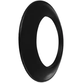 FireFix Mauerrosette Edelstahl 80 mm schwarz