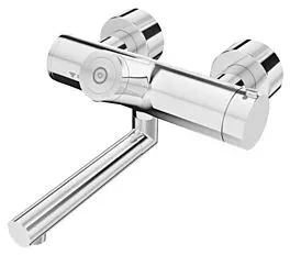 Schell Vitus Wand-Waschtisch-Thermostat 016340699 270 mm, Batteriebetrieb, Mischwasser, verchromt
