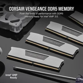 Corsair Vengeance DDR5-6000 64GB Kit (2x32GB) CL30 Weiß CMK64GX5M2B6000Z30W