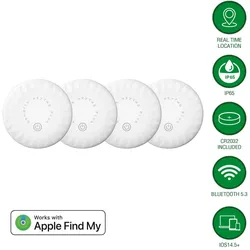 4smarts Standort-Finder SkyTag Plus 4er Set, weiß