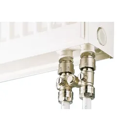 Purmo Ventil-Compact Flachheizkörper 900 x 800 mm Typ 33 weiß rechts