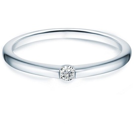 Trilani Damen-Ring/Verlobungsring/Spannring Sterling Silber Zirkonia weiß 60451020