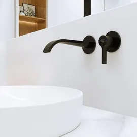 Steinberg 280 Einhandmischer Schwarz Matt