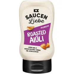 Saucen Liebe - Roasted Aioli - Knoblauchsauce mit Rauchnote - 300ml - vegan