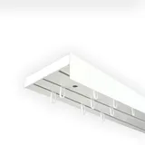SN DECO GROUP Vorhangschiene SH (1) mit Blende 5 cm" Gr. 10, weiß L:480cm T:8,95cm, Kunststoff, Gardinenstangen, Gardinenschiene