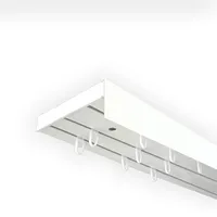 SN DECO GROUP Vorhangschiene SH (1) mit Blende 5 cm" Gr. 10, weiß L:480cm T:8,95cm, Kunststoff, Gardinenstangen, Gardinenschiene