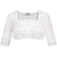 MarJo Dirndlbluse 'Ganina-Candia' Traditionell Halbarm, Offwhite 44