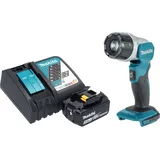 Makita Makita, DML 808 RT1 Akku Handstrahler 14,4 / 18 V 190 lm LED + 1x Akku 5,0 Ah + Ladegerät