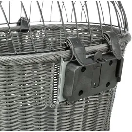 Trixie Front-Fahrradkorb Polyrattan anthrazit