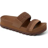 Reef Cushion Vista Hi chocolate/tan braid 10