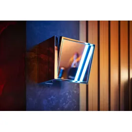 Hansgrohe Rasierspiegel Axor Universal Rectangular neigbar, Wandmont., polished gold optic