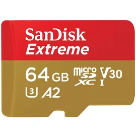 SanDisk Extreme microSDXC UHS-I U3 A2 V30 64 GB