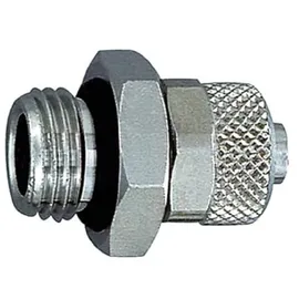 Riegler Gerade Einschraubverschraubung, O-Ring, G 1/4 a., für Schlauch 6/4