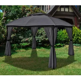 Garden Pleasure Pavillon KAMA 3 x 3,6 m Anthrazit